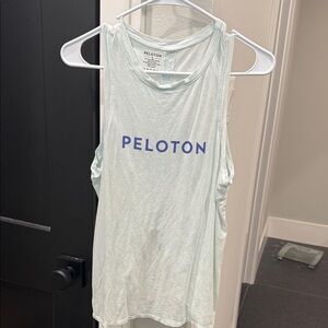 light blue peloton tank size medium